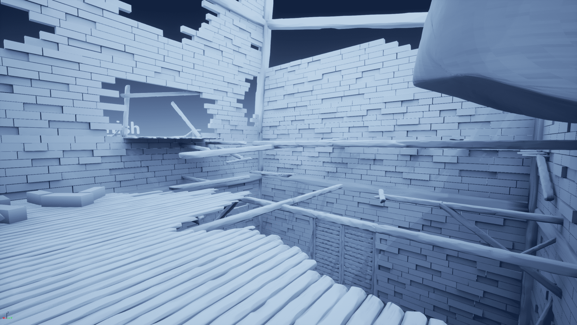 Tower interior – top level