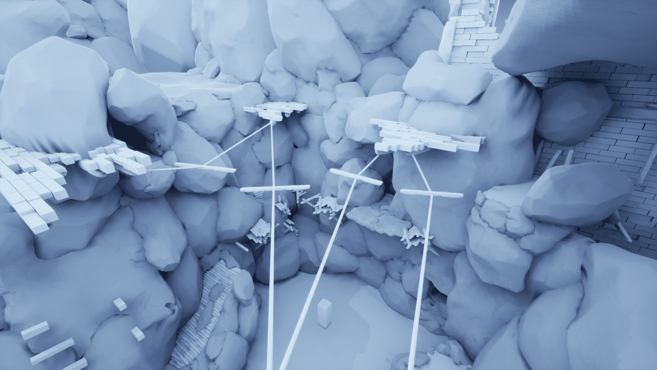 Mountain ravine distirct